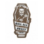 Шеврон “KILL ALL SWEET"PVC Patch/BROWN (EmersonGear)